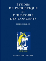 Études de patristique et d'histoire des concepts